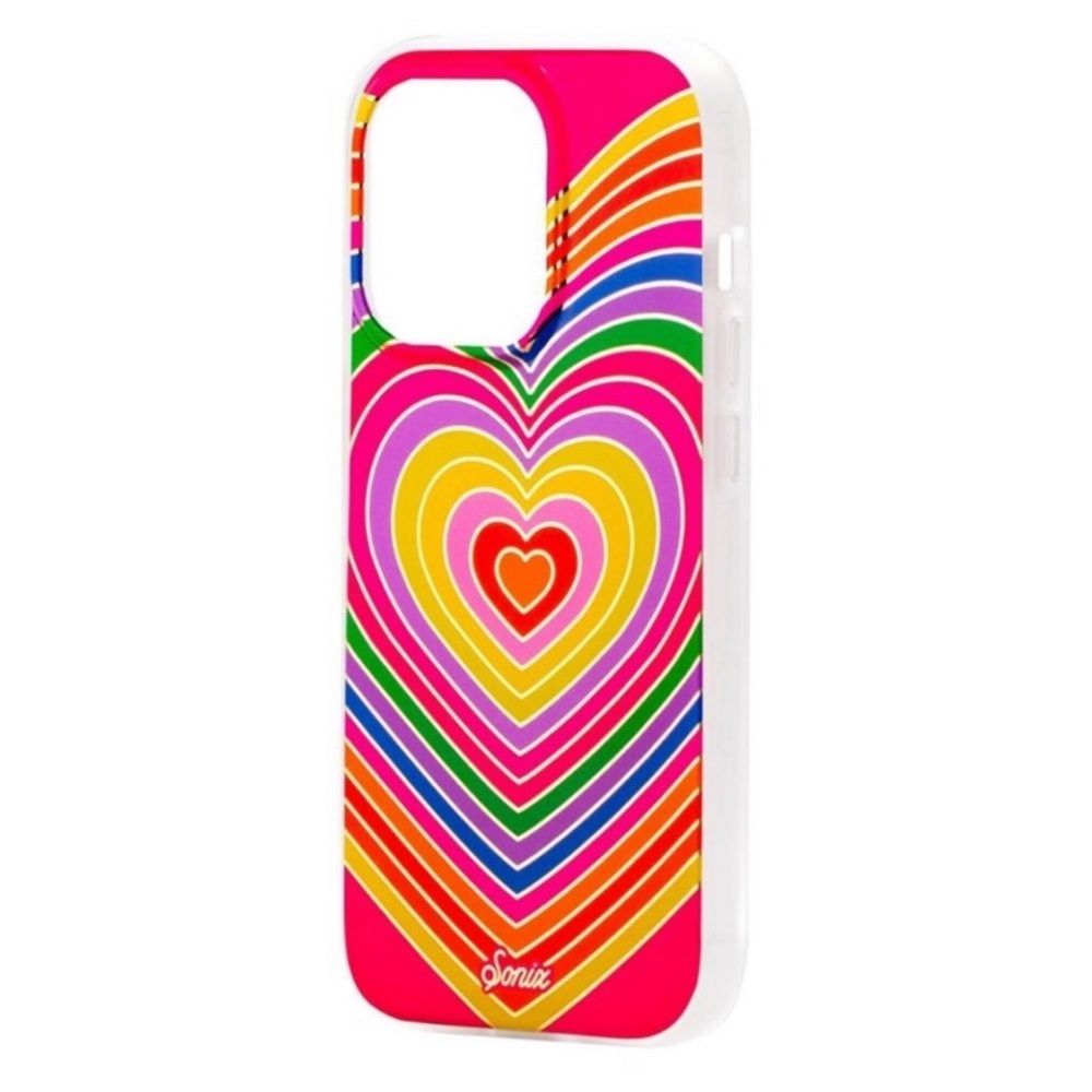 Sonix iPhone 14 Pro- Rainbow Hearts with MagSafe NWT - Picture 4 of 7